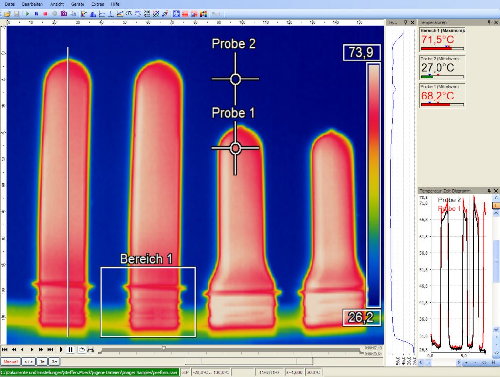 industrie agroalimentaire bouteille avant souflage ARM métrologie pour l'agroalimentaire