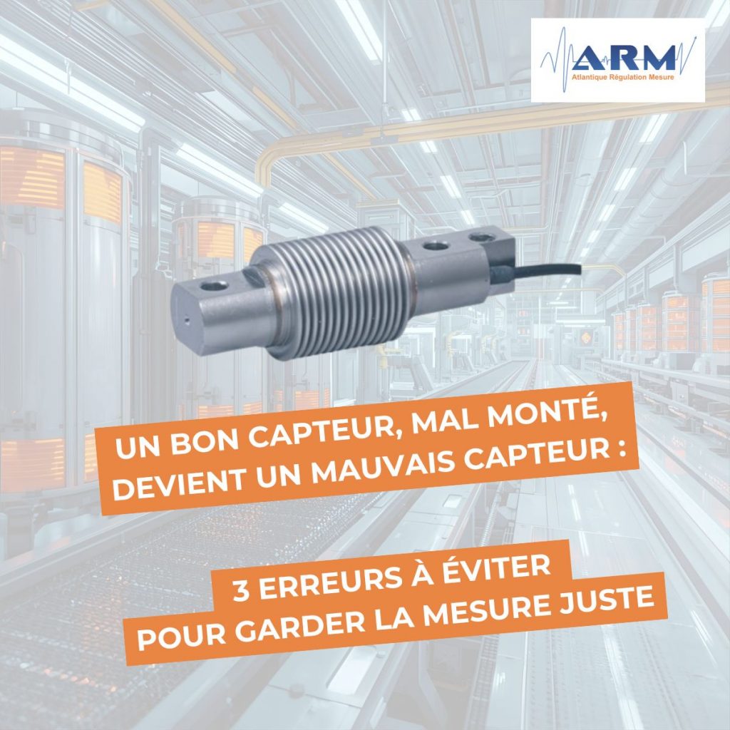 Installation et maintenance des capteurs de pesage : les 3 erreurs à éviter